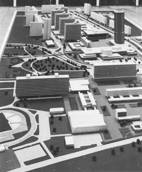 Entwurf des Neustaedter Zentrums, 1967